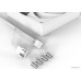 Вентилятор 120mm ID-Cooling AF-125-W WHITE (4-pin PWM, 120x120x25мм, 18-29,85дБ,500-2000 об/мин)