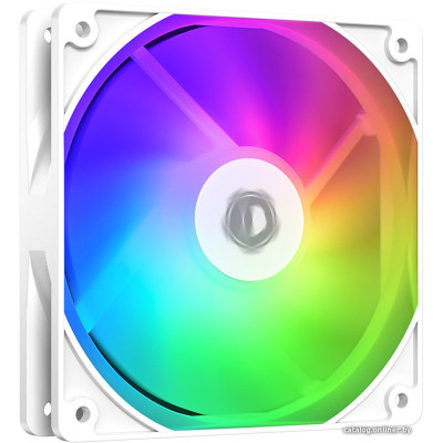 Вентилятор 120mm ID-Cooling XF-120-ARGB-W WHITE 120x120x25мм (4Pin PWM, ARGB, 13,8-30,5дБ, 500-1500об/мин))
