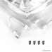 Вентилятор 120mm ID-Cooling XF-120-ARGB-W WHITE 120x120x25мм (4Pin PWM, ARGB, 13,8-30,5дБ, 500-1500об/мин))