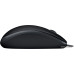 Мышь Logitech M110 Silent (910-005502) (полноразмерная мышь для ПК/для компьютеров Apple, проводная USB, сенсор оптический 1000 dpi, 3 кнопки, колесо с нажатием, цвет черный)