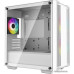 Корпус MicroATX Без БП Deepcool CC360 WH ARGB (R-CC360-WHAPM3-G-1) (Tempered Glass, 2xUSB 2.0, 1xUSB-A 3.2 5Гбит/с, 3x120mm ARGB Fan, HD Audio+Mic, 2x3.5