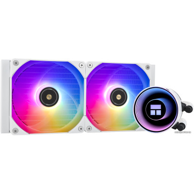 Система водяного охлаждения Thermalright Frozen Notte 240 ARGB White (F-NOTTE-240-WH-ARGB) / (LGA115X/1200/1700/2011/2066/FM1/FM2/FM2+/AM2/AM2+/AM3/AM3+/AM4/AM5) / 240mm / 2x120mm ARGB / White
