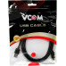 Кабель USB-A male - USB-C male VCOM (CU401M-2M) USB3.2 10Gbs 2м