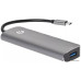 Адаптер USB-C male -> 4 port USB3.0 HUB+PD VCOM (CU4383)