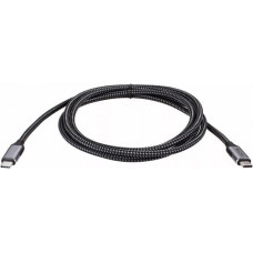 Кабель USB-C male - USB-C male VCOM (CU420M-1M) USB3.2 20Gbs 100WT 4KX60Hz 1м