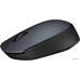 Мышь беспроводная Logitech M170 (910-004646) (ноутбучная мышь для ПК, радио, сенсор оптический, 3 кнопки, колесо с нажатием, цвет черный/серый)