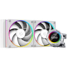 Система водяного охлаждения ID-Cooling SL240 White / LGA2066/2011/1700/1200/1151/1150/1155/1156 AMD AM5/AM4 / 2*120mm FD