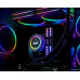 Система водяного охлаждения ID-Cooling SL240 White / LGA2066/2011/1700/1200/1151/1150/1155/1156 AMD AM5/AM4 / 2*120mm FDB / Pump 2100RPM±10% / LCD Display / White