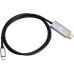 Кабель адаптер USB-C male -> DP VCOM (CU480MC-1.8M) v1.4 8K@60Hz 1.8м Кабель адаптер USB-C male -> DP VCOM (CU480MC-1.8M) v1.4 8K@60Hz 1.8м