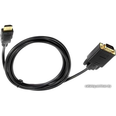Кабель переходник HDMI male - VGA male VCOM (CG596-1.8M) 1.8м