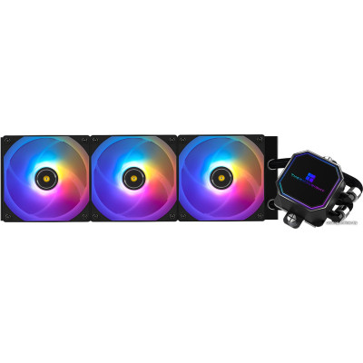 Система водяного охлаждения Thermalright Frozen Prism 360 Black ARGB (F-PRISM-360-BL-ARGB ) / (LGA115X/1200/1700/2011/2066/FM1/FM2/FM2+/AM2/AM2+/AM3/AM3+/AM4/AM5) / 360mm / 3x120mm / Black