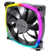 Вентилятор 120mm Montech AX120 PWM ARGB (MNT-AX120-B) / 4pin PWM + 5V ARGB /  120x120x25mm HDB / 800-1600rpm / Black