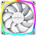 Вентилятор 120mm Montech AX120 PWM ARGB (MNT-AX120-W) / 4pin PWM + 5V ARGB /  120x120x25mm HDB / 800-1600rpm / White