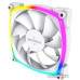 Вентилятор 120mm Montech AX120 PWM ARGB (MNT-AX120-W) / 4pin PWM + 5V ARGB /  120x120x25mm HDB / 800-1600rpm / White