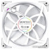 Вентилятор 120mm Montech AX120 PWM ARGB (MNT-AX120-W) / 4pin PWM + 5V ARGB /  120x120x25mm HDB / 800-1600rpm / White