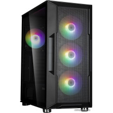 Корпус ATX Без БП Zalman i3 Neo (Tempered Glass, 1xUSB 2.0, 2xUSB-A 3.2 5Гбит/с, 4x120mm многоцветный FAN, HD Audio+Mic,