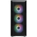 Корпус ATX Без БП Zalman i3 Neo (Tempered Glass, 1xUSB 2.0, 2xUSB-A 3.2 5Гбит/с, 4x120mm многоцветный FAN, HD Audio+Mic, VGA MAX 355mm, CPU MAX 160mm, пылевые фильтры) Black