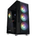 Корпус ATX Без БП Zalman i3 Neo (Tempered Glass, 1xUSB 2.0, 2xUSB-A 3.2 5Гбит/с, 4x120mm многоцветный FAN, HD Audio+Mic, VGA MAX 355mm, CPU MAX 160mm, пылевые фильтры) Black