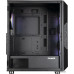 Корпус ATX Без БП Zalman i3 Neo (Tempered Glass, 1xUSB 2.0, 2xUSB-A 3.2 5Гбит/с, 4x120mm многоцветный FAN, HD Audio+Mic, VGA MAX 355mm, CPU MAX 160mm, пылевые фильтры) Black