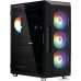 Корпус ATX Без БП Zalman i3 Neo (Tempered Glass, 1xUSB 2.0, 2xUSB-A 3.2 5Гбит/с, 4x120mm многоцветный FAN, HD Audio+Mic, VGA MAX 355mm, CPU MAX 160mm, пылевые фильтры) Black