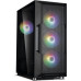 Корпус ATX Без БП Zalman i3 Neo (Tempered Glass, 1xUSB 2.0, 2xUSB-A 3.2 5Гбит/с, 4x120mm многоцветный FAN, HD Audio+Mic, VGA MAX 355mm, CPU MAX 160mm, пылевые фильтры) Black