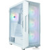 Корпус ATX Без БП Zalman i3 Neo (Tempered Glass, 1xUSB 2.0, 2xUSB-A 3.2 5Гбит/с, 4x120mm многоцветный FAN, HD Audio+Mic, VGA MAX 355mm, CPU MAX 160mm, пылевые фильтры) White