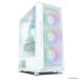 Корпус ATX Без БП Zalman i3 Neo (Tempered Glass, 1xUSB 2.0, 2xUSB-A 3.2 5Гбит/с, 4x120mm многоцветный FAN, HD Audio+Mic, VGA MAX 355mm, CPU MAX 160mm, пылевые фильтры) White