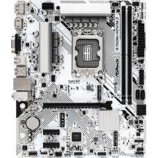 MB ASRock B760M-HDV/M.2 Soc-1700 (B760) PCI-E 4.0x16 2xPCI-E 3.0x1 2xM.2+M.2(WI-FI) 1GbE LAN RAID 0/1/5/10 2xDDR5 7200MHz+ HDMI+D-Sub+DP mATX White RTL