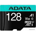 Micro SDXC 128 Gb ADATA Premier Pro (AUSDX128GUI3V30SA2-RA1) (128 ГБ, класс 10, UHS-I (класс U3), чтение: 100 МБ/с) RETAIL с адаптером