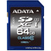 SDXC 64 Gb ADATA Premier (ASDX64GUICL10-R) (64 ГБ, класс 10, UHS-I) RETAIL