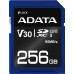 SDXC 256 Gb ADATA Premier Pro (ASDX256GUI3V30S-R) (256 ГБ, класс 10, UHS-I (класс U3), V30) RETAIL