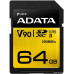 SDXC 64 Gb ADATA Premier ONE (ASDX64GUII3CL10-C) (64 ГБ, класс 10, UHS-I (класс U3), V90) RETAIL