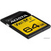 SDXC 64 Gb ADATA Premier ONE (ASDX64GUII3CL10-C) (64 ГБ, класс 10, UHS-I (класс U3), V90) RETAIL