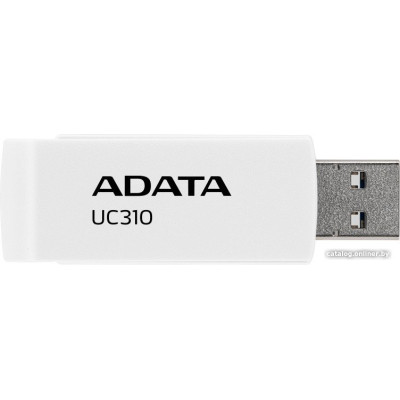USB3.2 64Gb ADATA UC310 (UC310-64G-RWH) USB 3.2 Type-A, пластик, поворотный разъем, белый