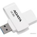 USB3.2 64Gb ADATA UC310 (UC310-64G-RWH) USB 3.2 Type-A, пластик, поворотный разъем, белый