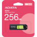 USB3.2 256Gb ADATA UC300 (ACHO-UC300-256G-RBK/GN) USB 3.2 Type-C, пластик, выдвижной механизм, черный/зеленый