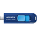 USB3.2 128Gb ADATA UC300 (ACHO-UC300-128G-RNB/BU) USB 3.2 Type-C, пластик, выдвижной механизм, синий/голубой