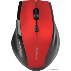 Мышь беспроводная Defender Accura MM-365 (красный) (52367) (ноутбучная мышь для ПК/для компьютеров Apple, радио, сенсор 