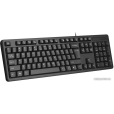 Клавиатура A4Tech KKS-3 (стандартная для ПК, мембранная, защита от брызг, интерфейс подключения - USB, кабель 1.5 м, цве