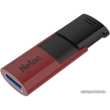 USB3.0 64Gb Netac U182 (NT03U182N-064G-30RE) USB 3.0 Type-A, пластик, без колпачка, красный, выдвижной механизм