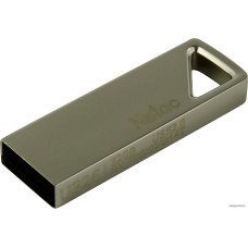 USB2.0 64Gb Netac U326 (NT03U326N-064G-20PN) USB 2.0 Type-A, металл, без колпачка, серебристый