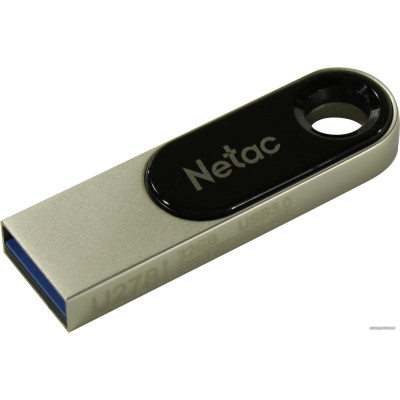 USB3.0 128Gb Netac U278 (NT03U278N-128G-30PN) USB 3.0 Type-A, металл, без колпачка, серебристый
