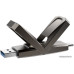 USB3.2 256Gb Netac US5 (NT03US5C-256G-32TA) USB 3.2 Gen 2 Type-A/Type-C (10 Гбит/сек), металл, с колпачком, серебристый