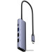USB HUB Переходник Netac WF13 (NT08WF13-30GR) USB Type-A 3.0 x 1, USB Type-A 2.0 x 2, USB Type-С x 1, HDMI 4R@30Hz, Сере