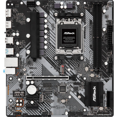 MB ASRock B650M-H/M.2+ Soc-AM5 (B650) PCI-Ex16 2xPCI-Ex1 2xM.2+M.2(WiFi) GbE LAN RAID 0/1/10 2xDDR5 6400MHz+ HDMI+DP mATX RTL