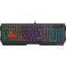 Клавиатура A4Tech Bloody B140N черный USB Multimedia for gamer LED (подставка для запястий) (B140N)