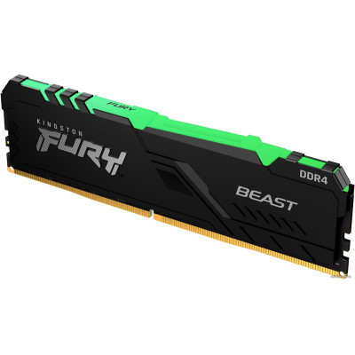 DDR4 16Gb PC-25600 3200Mhz Kingston FURY Beast RGB (KF432C16BB12A/16) CL16
