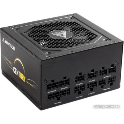 БП Montech 850W CENTURY (MNT-C850-B) (ATX 2.43, APFC, 80 PLUS Gold, Full Bridge LLC, DC-DC, Japan caps, 120mm fan, full modular) RET