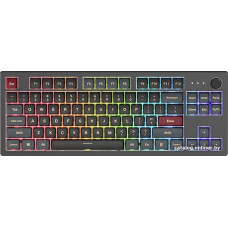 Клавиатура Montech MKey TKL Darkness (MK87DR) / игровая / механическая / Gateron G Pro 2.0 Red - линейные свитчи 45гр. /