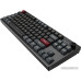 Клавиатура Montech MKey TKL Darkness (MK87DR) / игровая / механическая / Gateron G Pro 2.0 Red - линейные свитчи 45гр. / пластик - PBT / MDA профиль кейкапов / регулируемая RGB (18 режимов) / подключение USB-A / тихий клик / 87 клавиш (TKL)